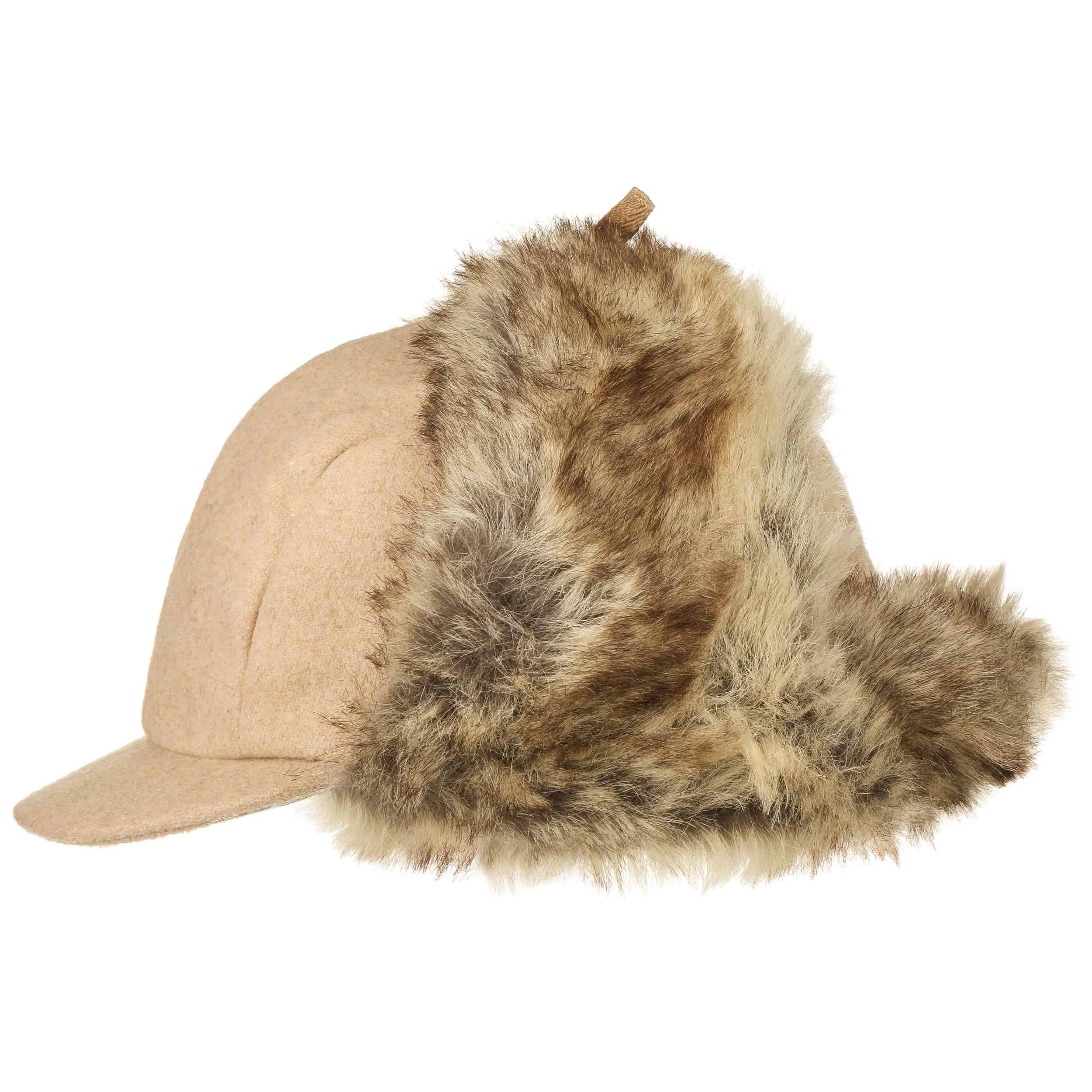 Chapka Trappeur Kangol En Laine Mélangée - Taille M (56-57cm), Couleur Lie De Vin, Neuf Avec étiquettes