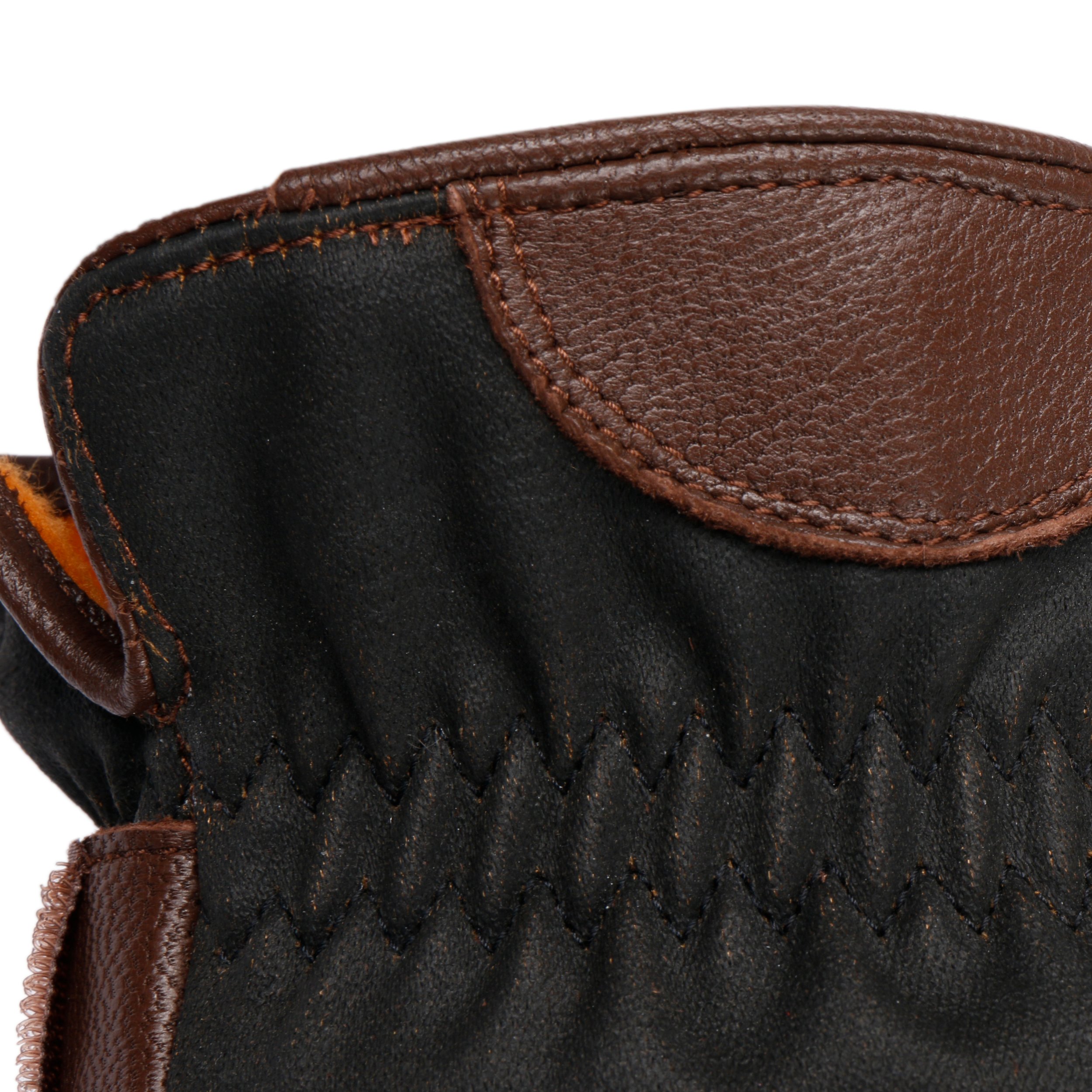 Gants Femme Vintage En Cuir Souple Marron - Taille Petite - Fabrication Française