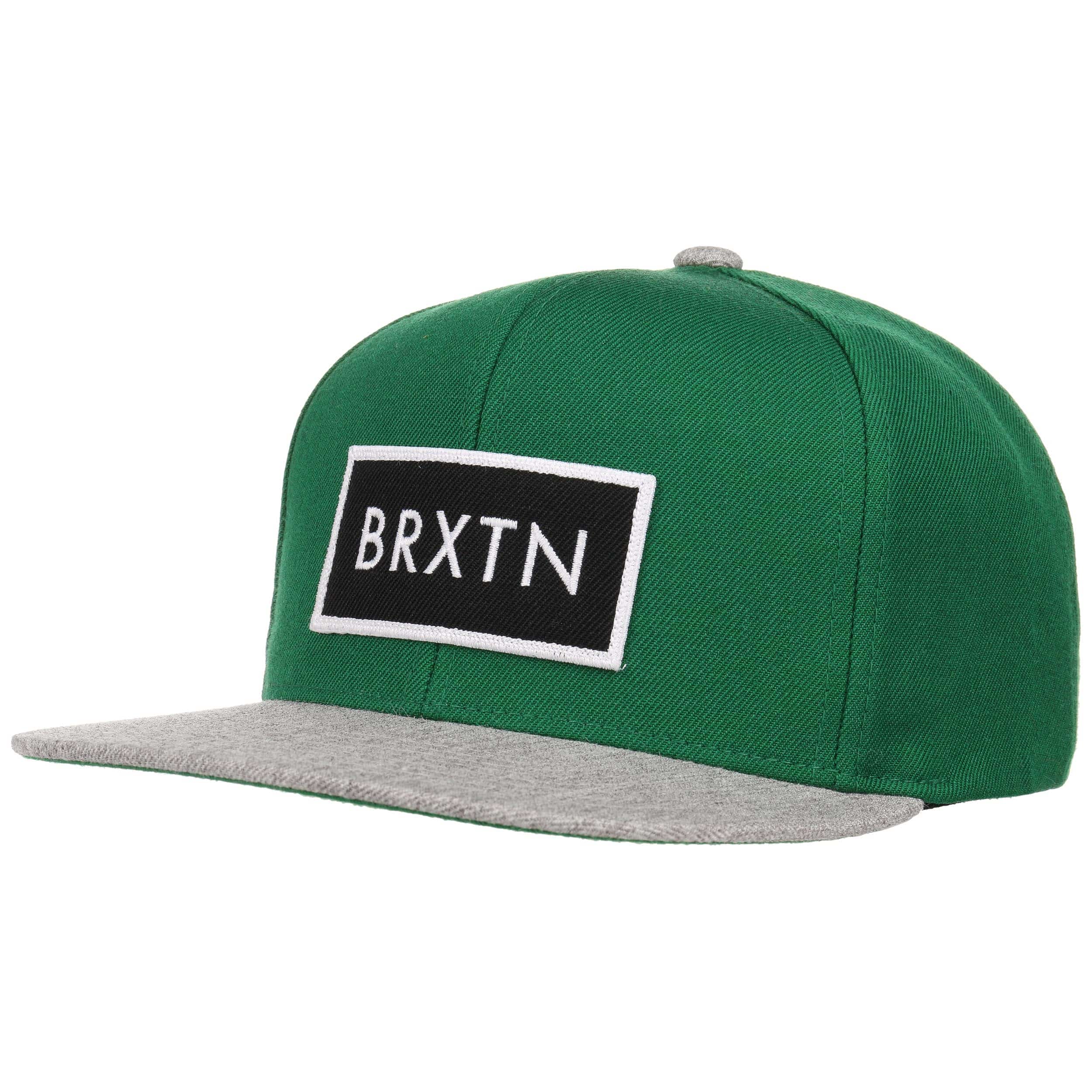 brixton green snapback