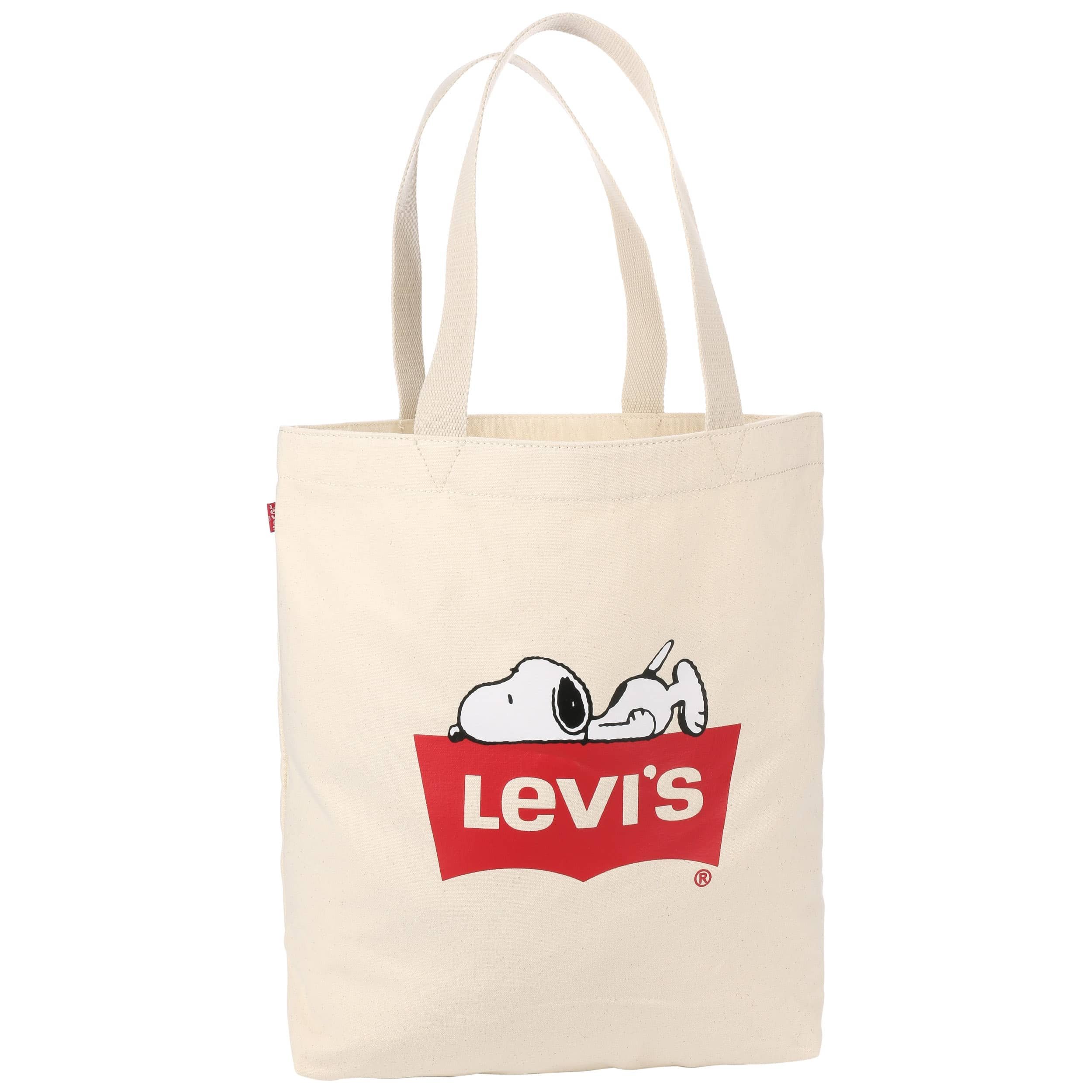 Sac à Main Snoopy Vintage Des Années 90 - Fourre-tout Rouge En Polyester - Neuf Avec Étiquettes