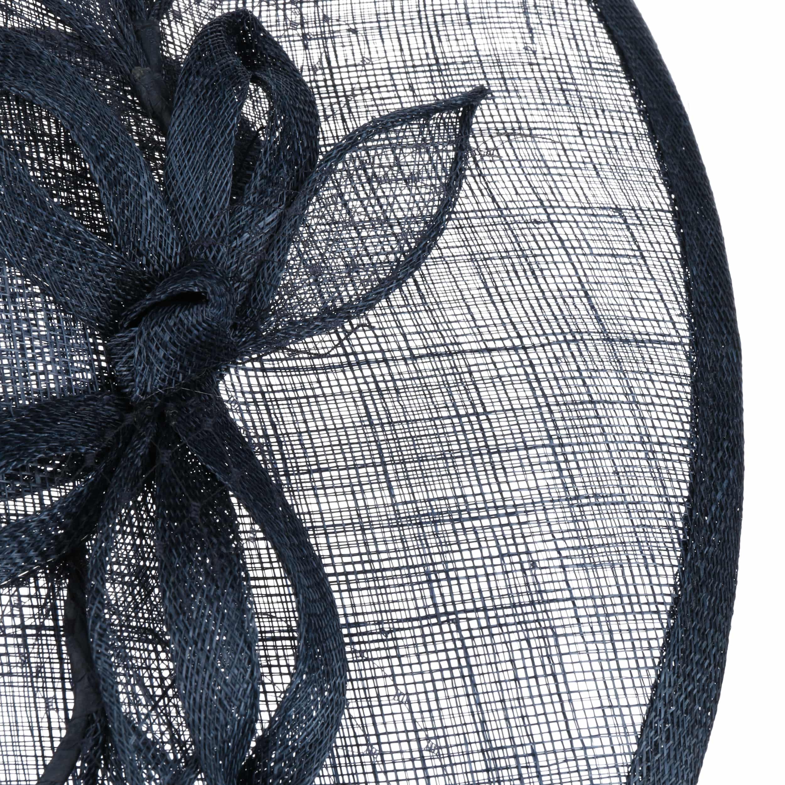 Caprilite Serre-tête Bibi En Sinamay Avec Perles Rondes Pour Femme, Mariage, Courses Hippiques, Prune, Taille Unique