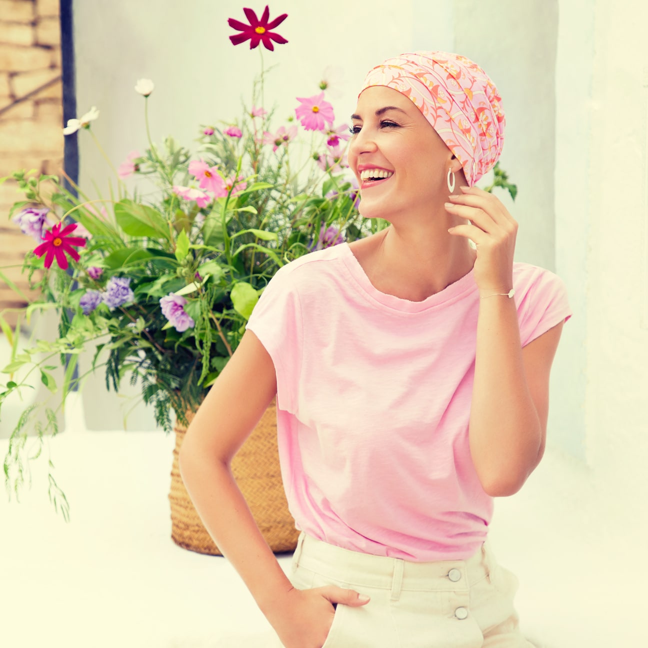 30-Piece Spring Flower Handprint Craft Kit - DIY Greeting Cards With 3 Large Ink Pads