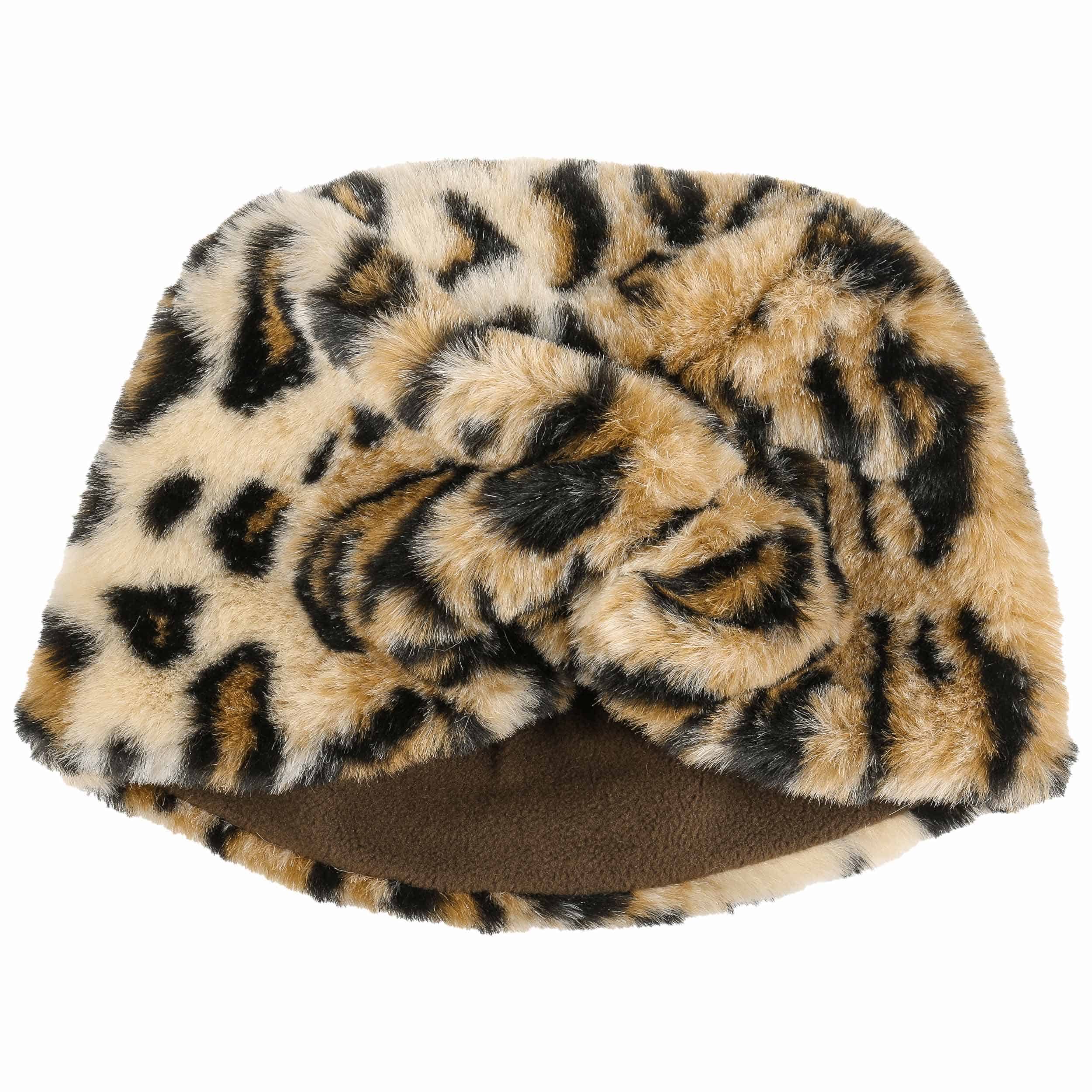 Bonnet à Oreilles Hawkins Collection Léopard - Fausse Fourrure - Taille Unique NEUF