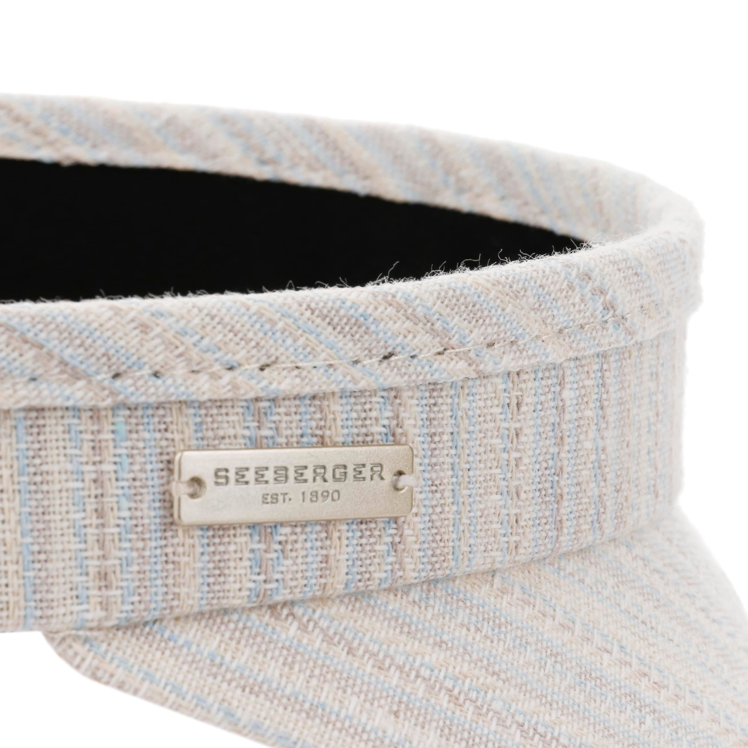 Chapeau Visière Betmar Bleu Clair, Large Bord, 100% Coton, Vintage éponge