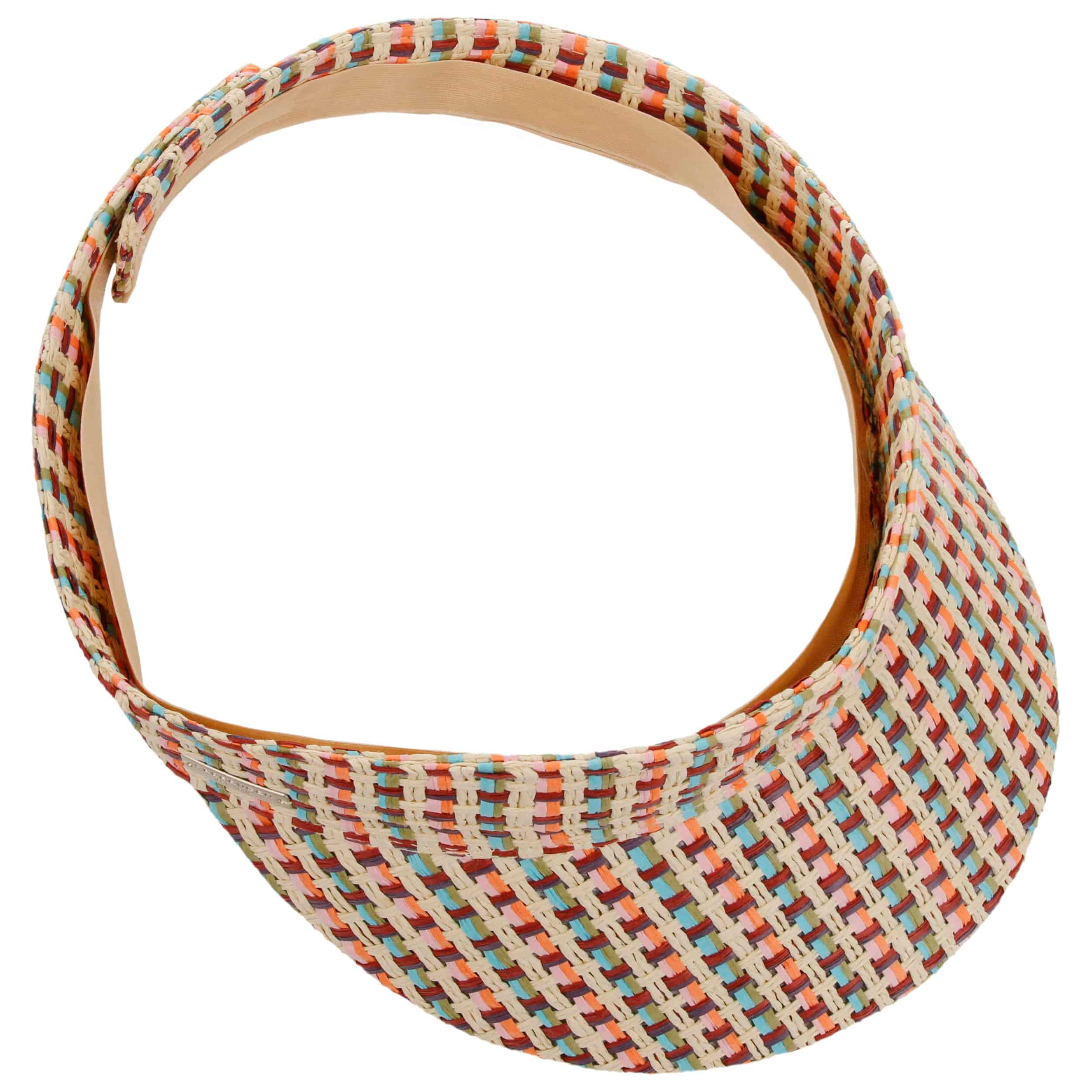 Visière De Soleil Pour Femme En Paille - Grand Bord, Réglable, Légère, Pour Plage Et Vacances - 10