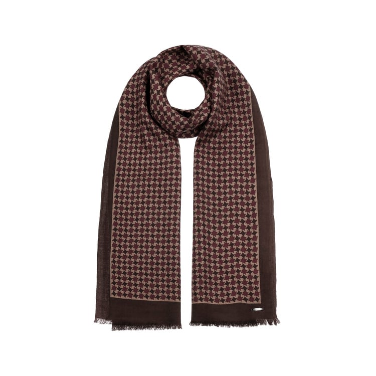 charpe en Laine Houndstooth by Stetson - 69,00 €