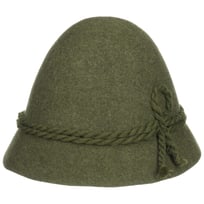 Chapeau Tyrolien En Laine Verte Loden - Large Bord, Fait En Italie (Neuf Avec étiquette)
