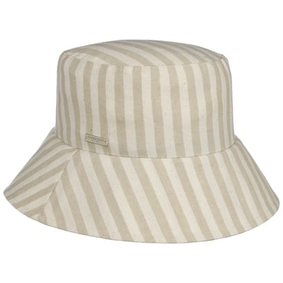 Chapeau en Coton Stripe Bucket by Seeberger - 45,95 €