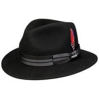 Chapeau Stetson Park River Traveller - Coton, Bandeau Cuir, Imperméable, Pour Automne/hiver