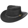 Chapeau en Cuir Bushman by Scippis noir
