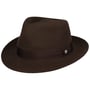 Chapeau City en Feutre Laine by Lierys marron foncé