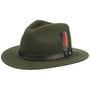 Chapeau Yutan en Feutre Laine by Stetson vert foncé
