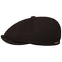 Casquette Hatteras Noir by Stetson marron foncé