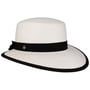Chapeau Vina en Paille Panama by Lierys blanc-noir