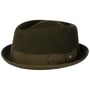 Chapeau Diamond Crown Pork Pie by Lierys olive