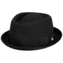 Chapeau Diamond Crown Pork Pie by Lierys noir