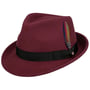 Chapeau Elkader Trilby by Stetson raspberry