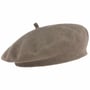 Béret Basque Biskaya en Coton by Lipodo beige foncé
