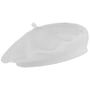 Béret Basque Biskaya en Coton by Lipodo blanc