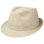 Chapeau Geneva Trilby en Lin by Stetson beige