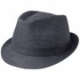 Chapeau Geneva Trilby en Lin by Stetson denim