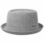 Chapeau Kangol Mowbray Pork Pie gris