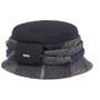 Chapeau Agnes à Carreaux by McBURN bleu