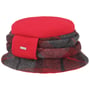 Chapeau Agnes à Carreaux by McBURN rouge