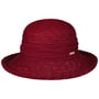 Chapeau Dilara en Paille by Seeberger rouge foncé