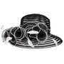 Chapeau Amarna by by McBURN noir-blanc