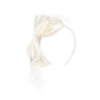 Serre-Tête Uni Satin by McBURN blanc crème