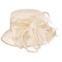Myra Sinamay Chapeau by McBURN blanc crème