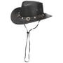 Chapeau Concho en Cuir by Scippis noir