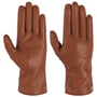Gants en Cuir avec Doublure en Laine by Roeckl marron