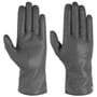 Gants en Cuir avec Doublure en Laine by Roeckl anthracite