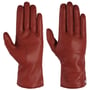 Gants en Cuir avec Doublure en Laine by Roeckl rouge