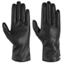 Gants en Cuir avec Doublure en Laine by Roeckl noir