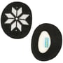 Cache-Oreilles Snowflake Earbags noir
