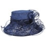 Chapeau de Cérémonie Sosandra by McBURN bleu