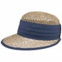 Casquette Beach en Paille by Seeberger bleu