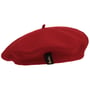 Béret en Laine by Borsalino bordeaux