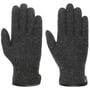 Gants en Laine Foulée avec Cuir by Roeckl anthracite