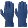 Gants en Laine Foulée avec Cuir by Roeckl royalbleu