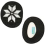 Oreillettes Kids Snowflake Earbags noir