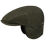 Casquette Kent à Oreillettes by Stetson vert foncé