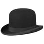 Chapeau Melon en Feutre de Laine by Lierys noir