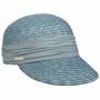 Casquette Grace en Paille by Seeberger bleu clair