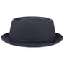 Chapeau Athens Cotton Pork Pie by Stetson bleu foncé