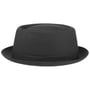 Chapeau Athens Cotton Pork Pie by Stetson noir