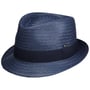 Chapeau en Paille Málaga Trilby by Lipodo bleu
